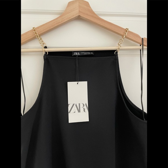 ZARA GOLD CHAIN STRAP CAMISOLE - Picture 9 of 11